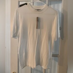 NEW WOMENS SHORT SLEEVE KNIT TOP